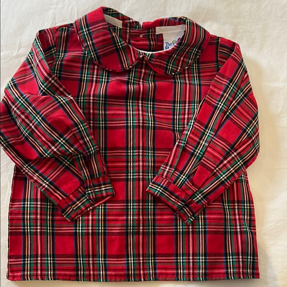 Bailey Boys Peter Pan Plaid Long Sleeve Shirt